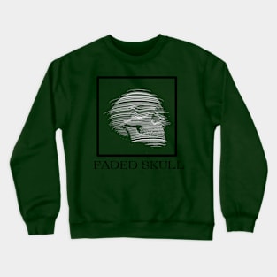 Faded Skull on Men's T-Shirt Crewneck Sweatshirt